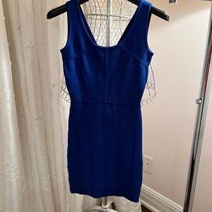 BCBG Royal Blue Fitted Dress